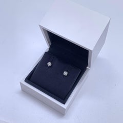 GIA De Beers 0,22ct Diamant Platin Ohrstecker