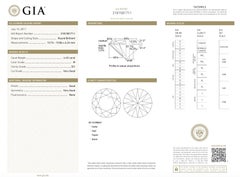 GIA Diamond Brilliant Cut Solitaire Diamond Engagement Ring, M Colour 4.97 Carat