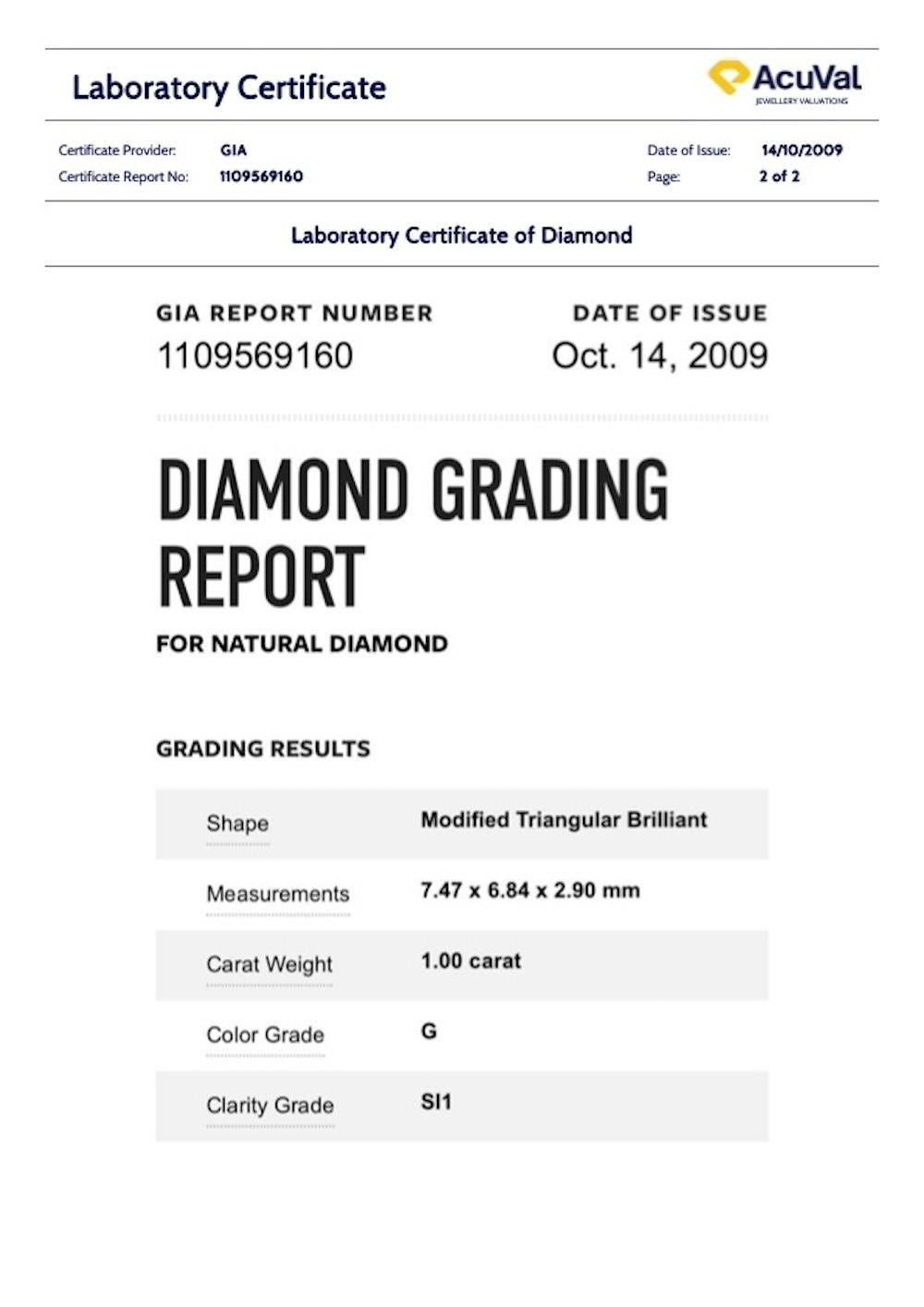 GIA-Diamant-Verlobungsring 1.35 Karat im Angebot 2
