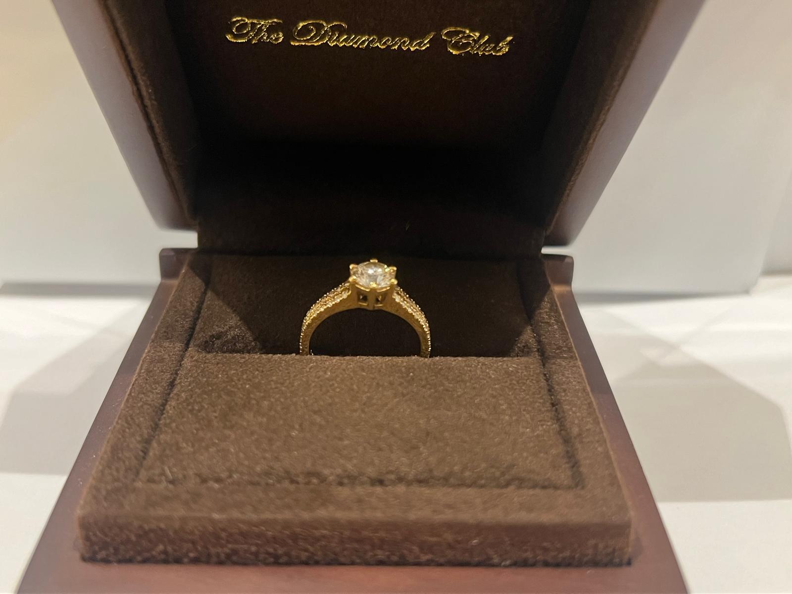 GIA Diamond Engagement Ring 1.40ct For Sale 6