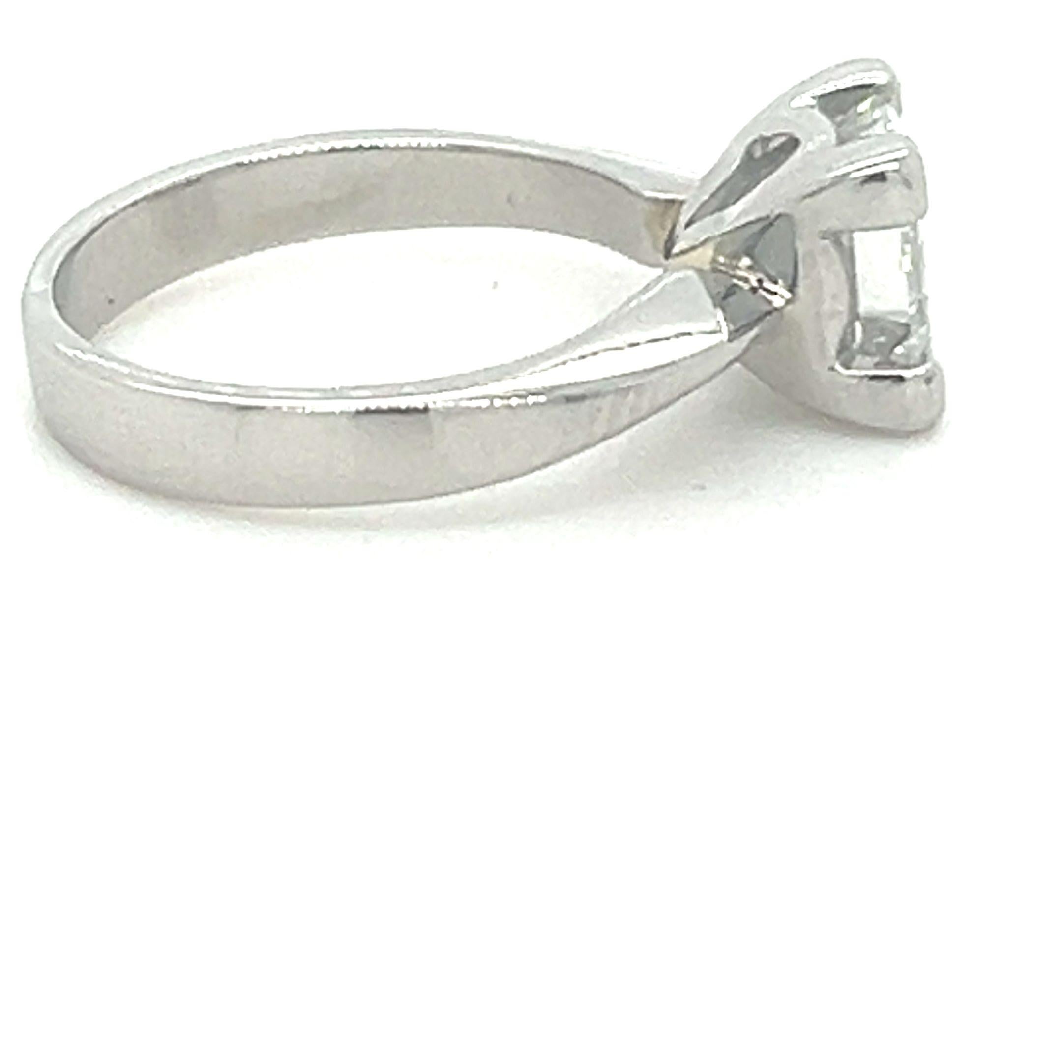 Square Cut GIA Diamond Engagement Ring 2.00ct