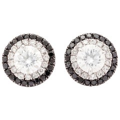 GIA-Diamant-Halo-Ohrstecker