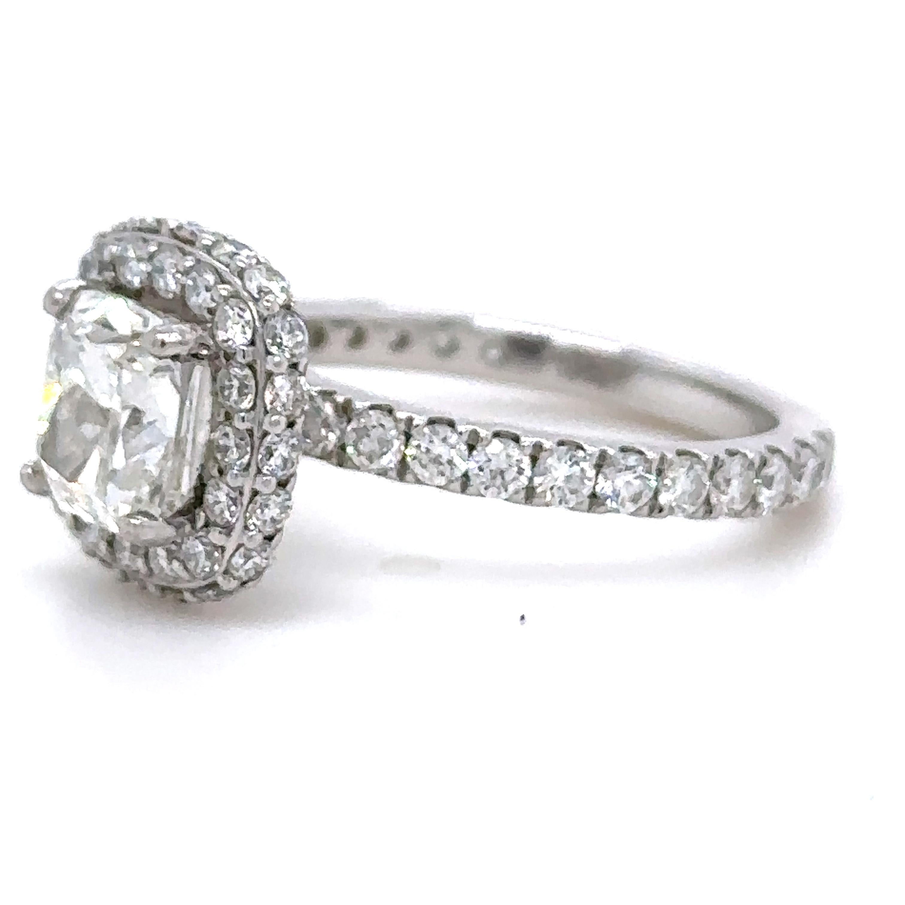 GIA Diamond Ring 3.37ct 4