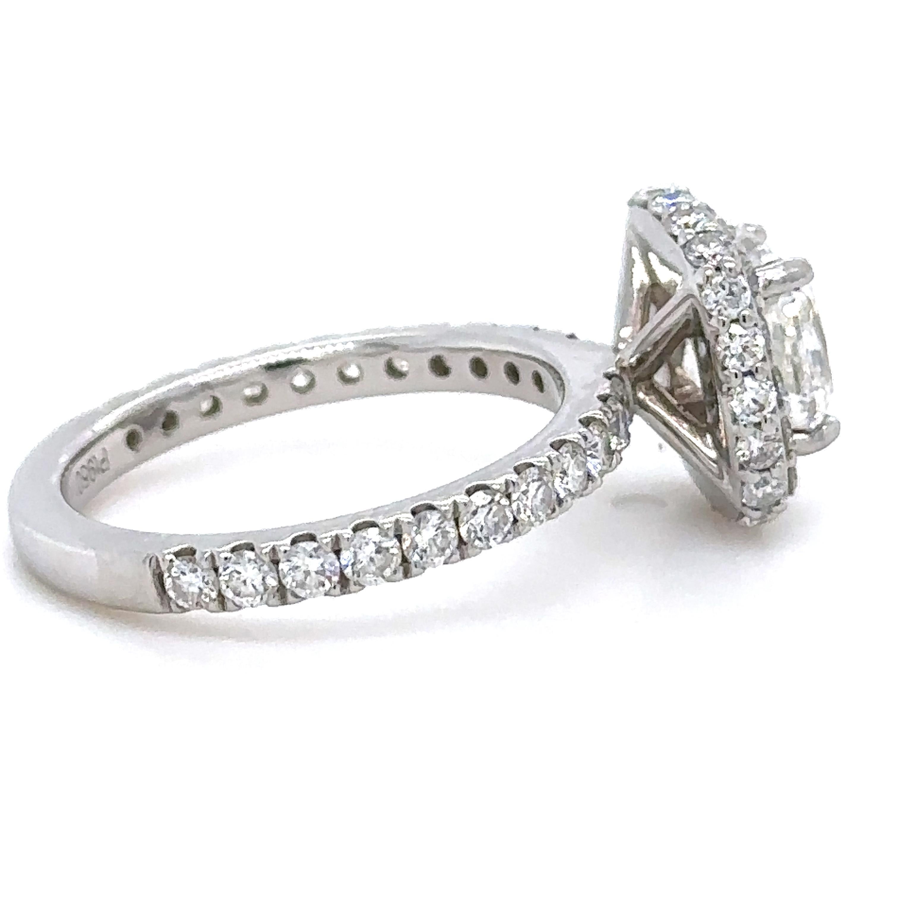 GIA Diamond Ring 3.37ct In Excellent Condition In SYDNEY, NSW