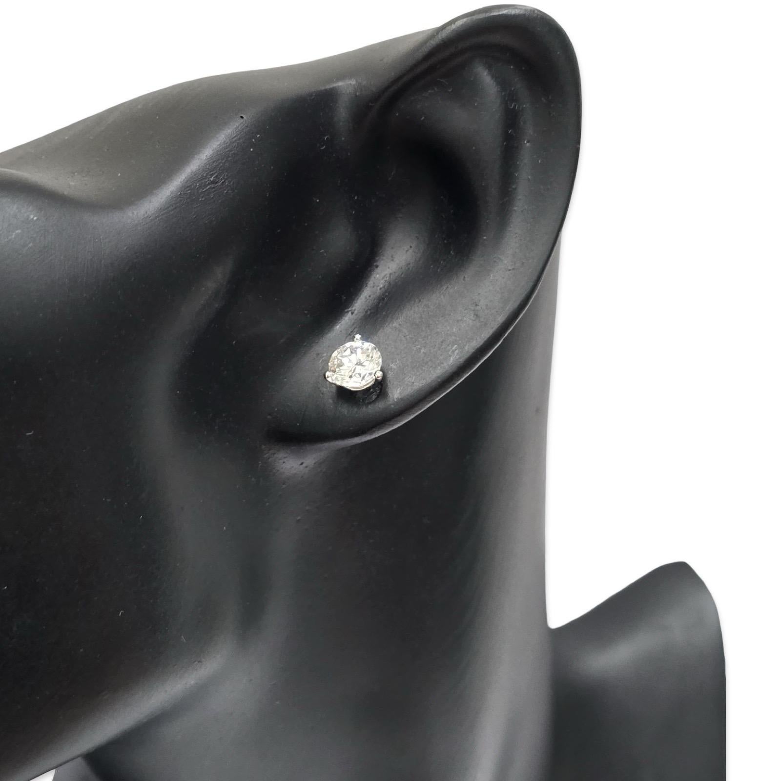 GIA Diamant-Ohrstecker 2,00ctw Rund I/VS2 & G/VVS2 in 14K Weißgold für Damen oder Herren im Angebot