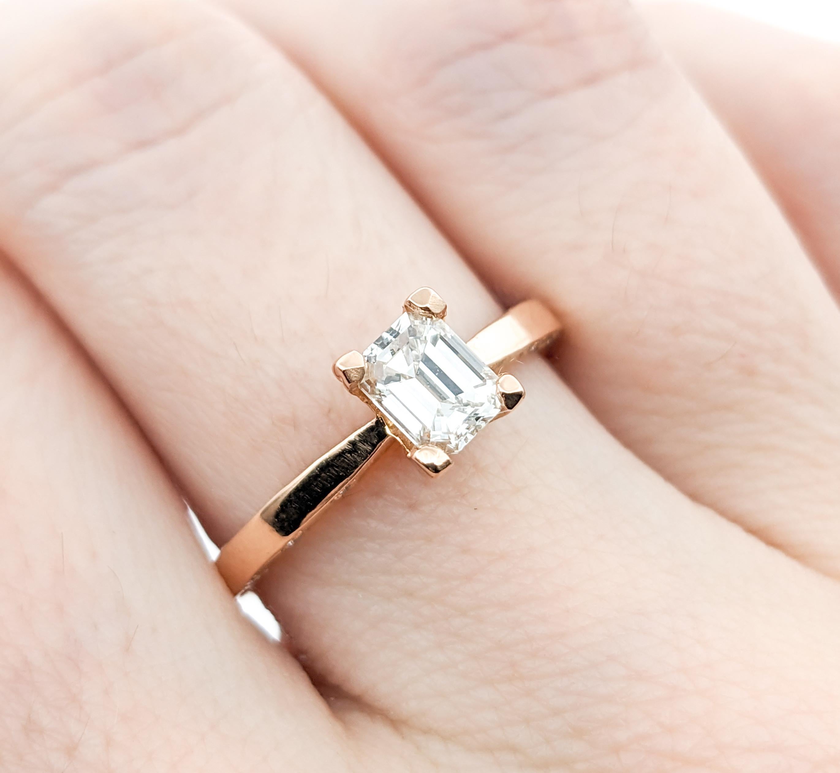 Women's GIA Diamond Tacori Ring In Rose Gold For Sale