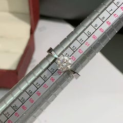 GIA ENZO Classic Diamond Ring 1.01ct IS1 Color J 18K White Gold Size 54