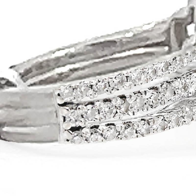 GIA Fancy Yellow 4.04 Carat Cushion-Cut Diamond 3-Stone Engagement Ring For Sale 3