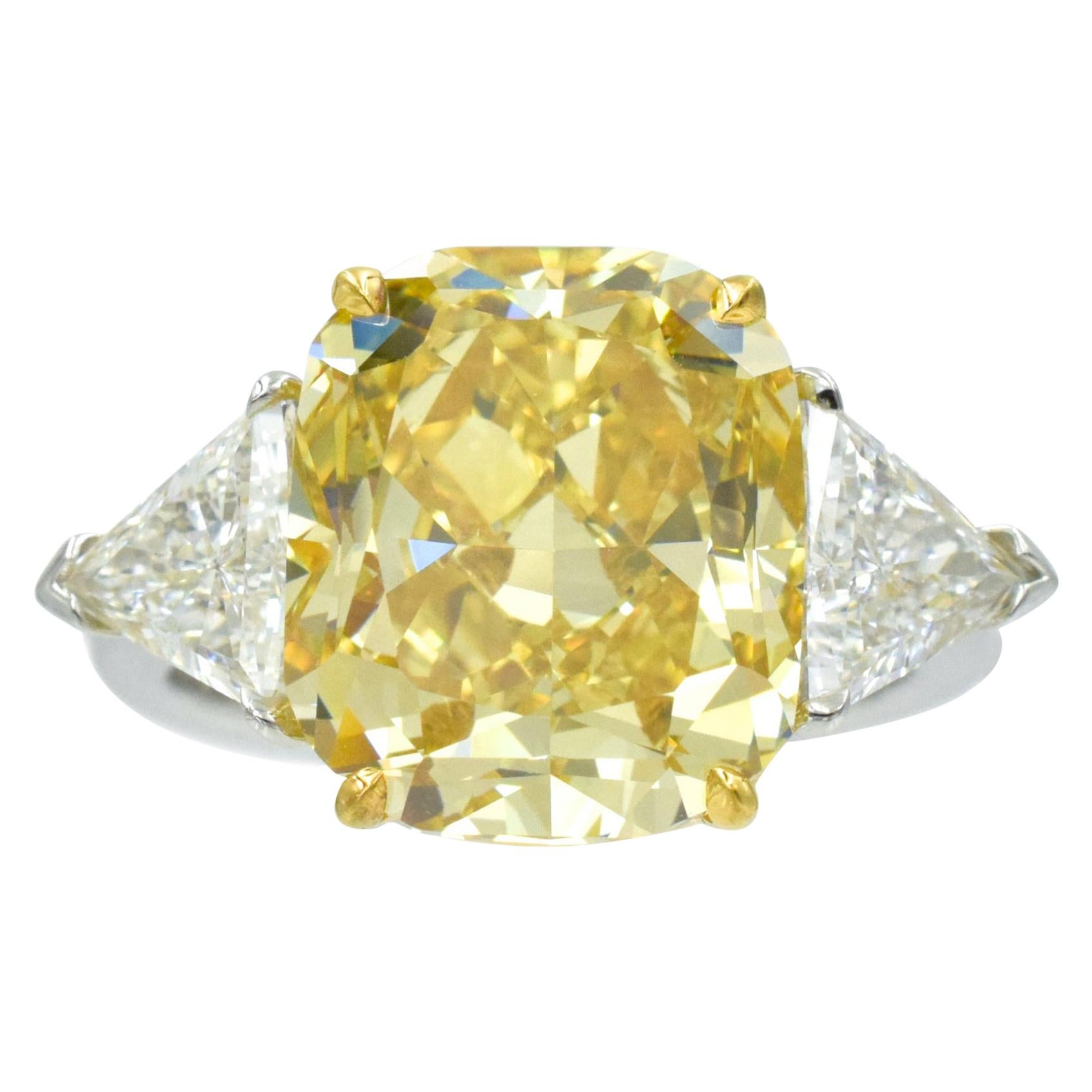GIA Fancy Yellow Diamond Solitaire