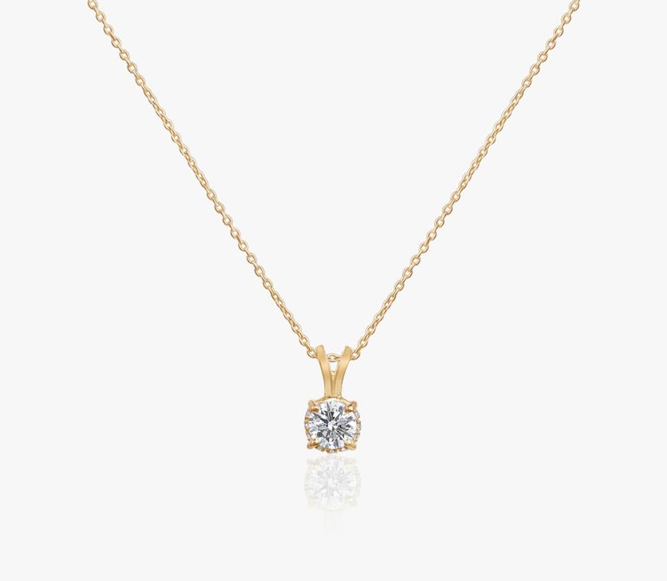 GIA Report Certified 1.5 Carat D Colorless IF Round Cut Diamond Pendant Necklace en vente 1