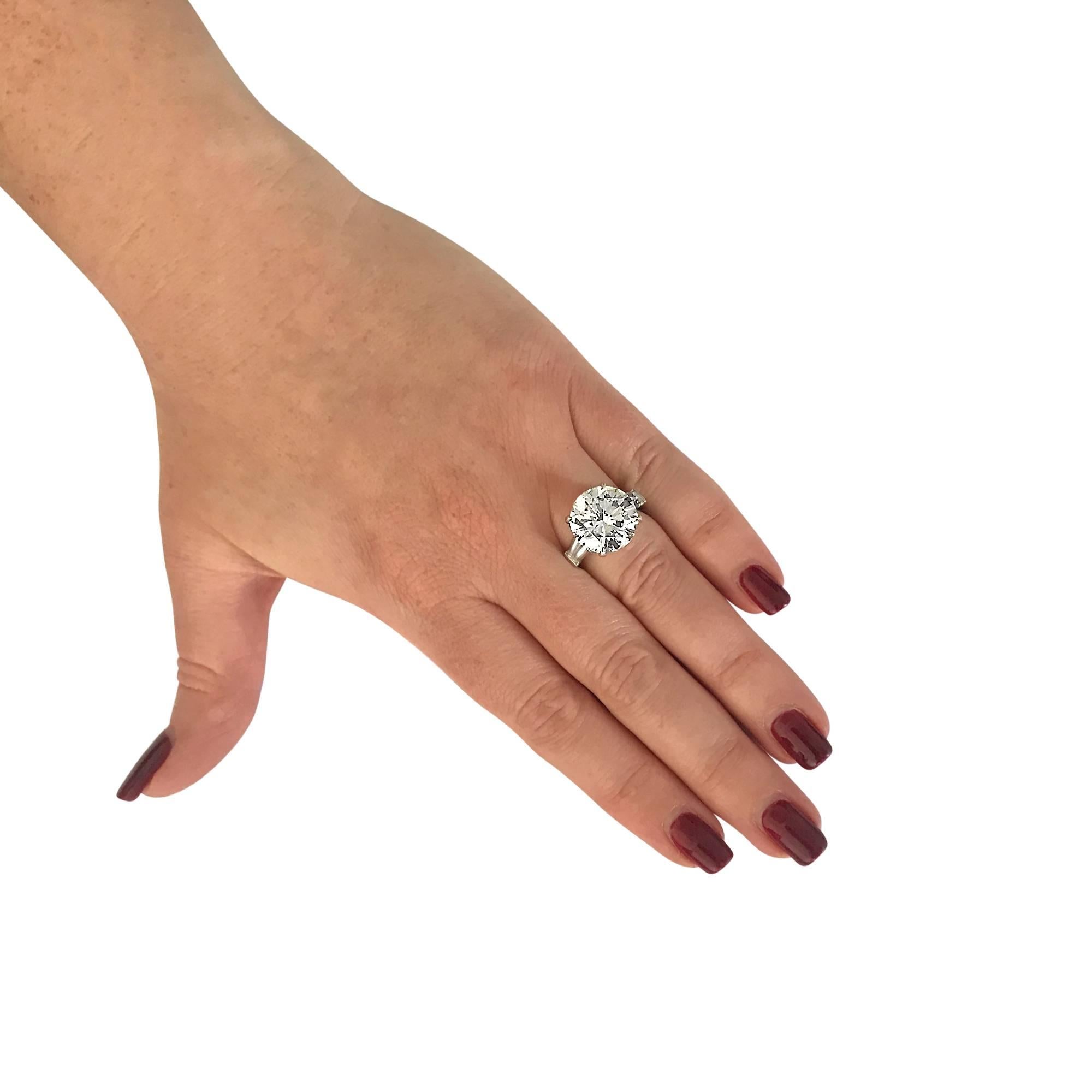 Modern Vivid Diamonds GIA Certified 10.01 Carat Diamond Engagement Ring