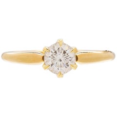 GIA H/SI2 Diamond Engagement Ring
