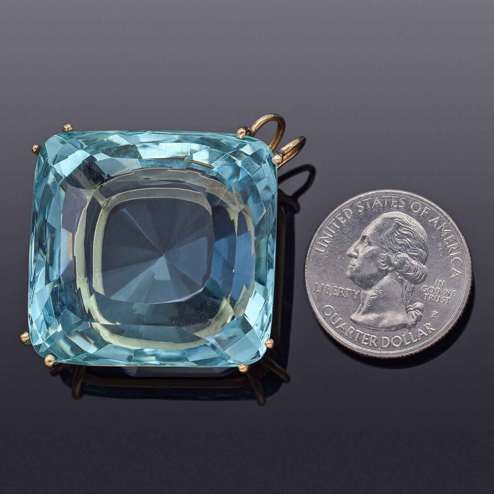 GIA Report #: 6227536362
Shape: Cushion
Cutting Style: Crown. Modified Brilliant Crown
Cutting Style: Pavilion. Step Cut
Transparency: Transparent
Color: Greenish Blue
Species: Natural Beryl
Variety: Aquamarine
Weight: 43.50 Grams