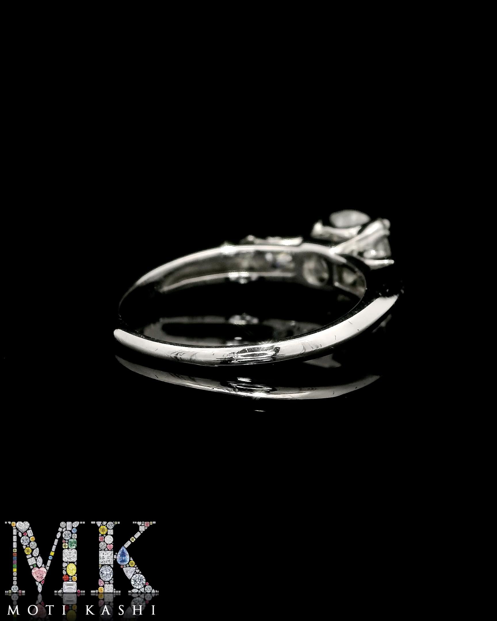 Old European Cut GIA & IGI Certified Old European Diamond Engagement Ring For Sale