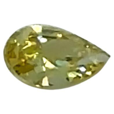 GIA Diamante Amarillo Fancy Vivid Natural Suelto 0,52ct