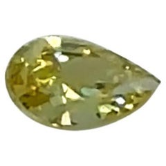 GIA Loser natürlicher Fancy Vivid Yellow Diamant 0,52 Karat