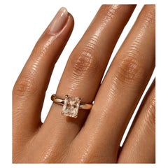 GIA MARKDOWN, 1.66 ct Radiant Cut Fancy Brown-Yellow Diamond Ring