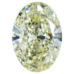 GIA Natural 12ct Oval Fancy Yellow SI2 Loose or Set in Solitaire Ring
