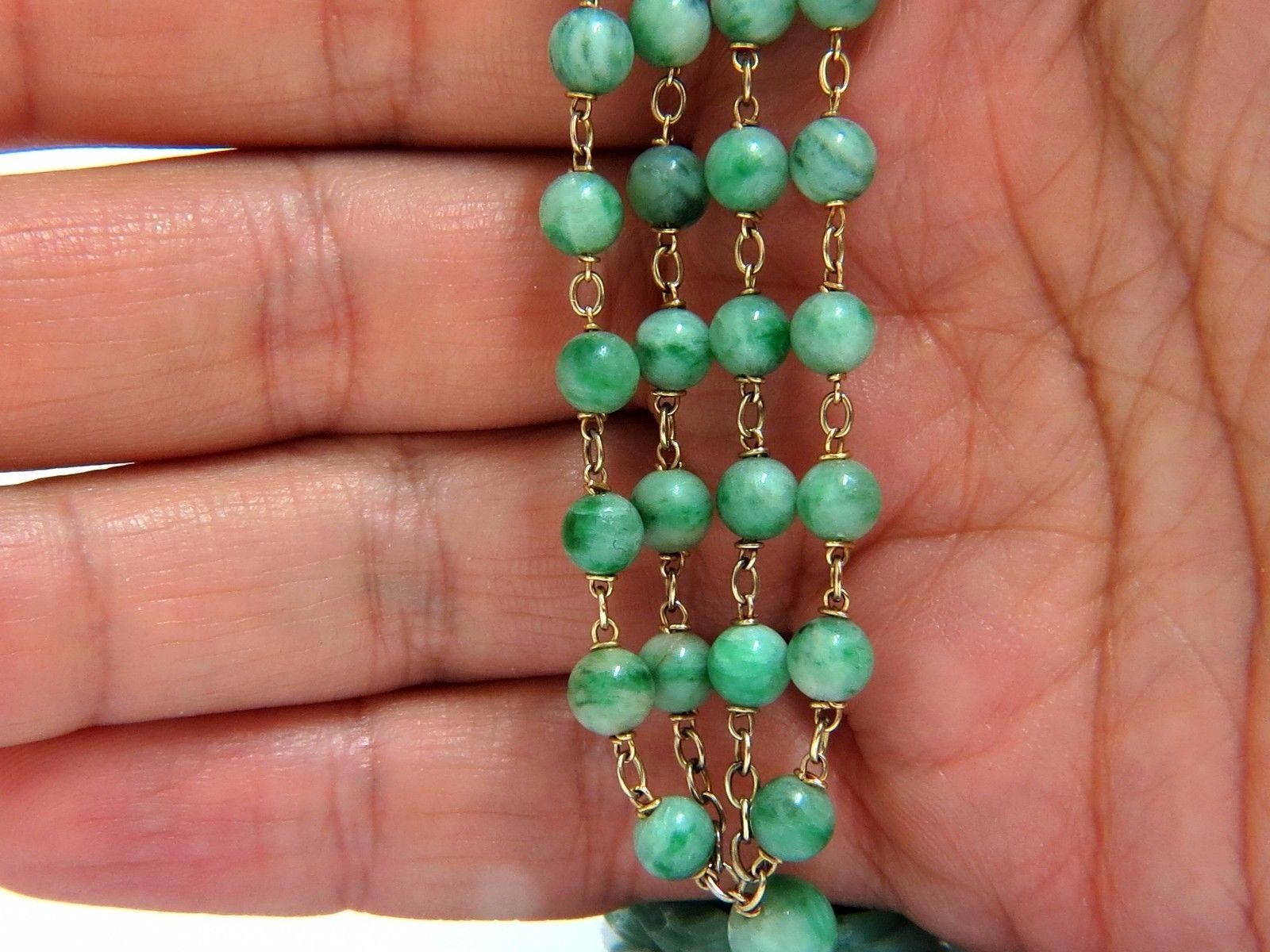 antique jade beads