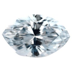 GIA Natural Loose Very Light Blue Marquise Brilliant Diamond 0.38ct