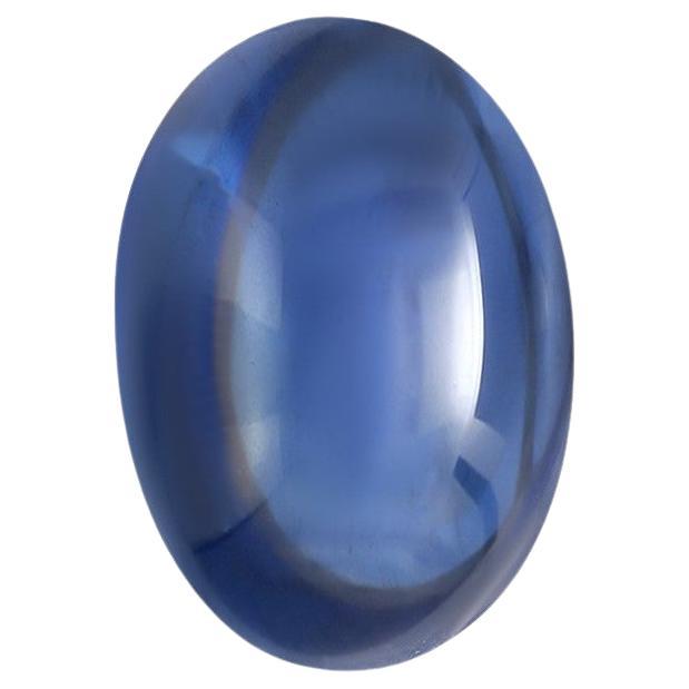GIA No Heat Natural Cabochon Burma Sapphire Weighing 8.35 Carat Loose Stone 