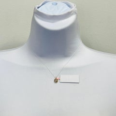 GIA Old Mine Cut Bezel Prong Pedant in 18K Yellow Gold