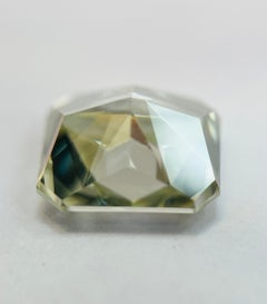 GIA Radiant 6.17ct. Natural Loose F. Grayish Yellowish Green VVS2 Diamond