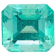 GIA Rare No Oil Emerald 1.47carat Ural Russia origin Collection