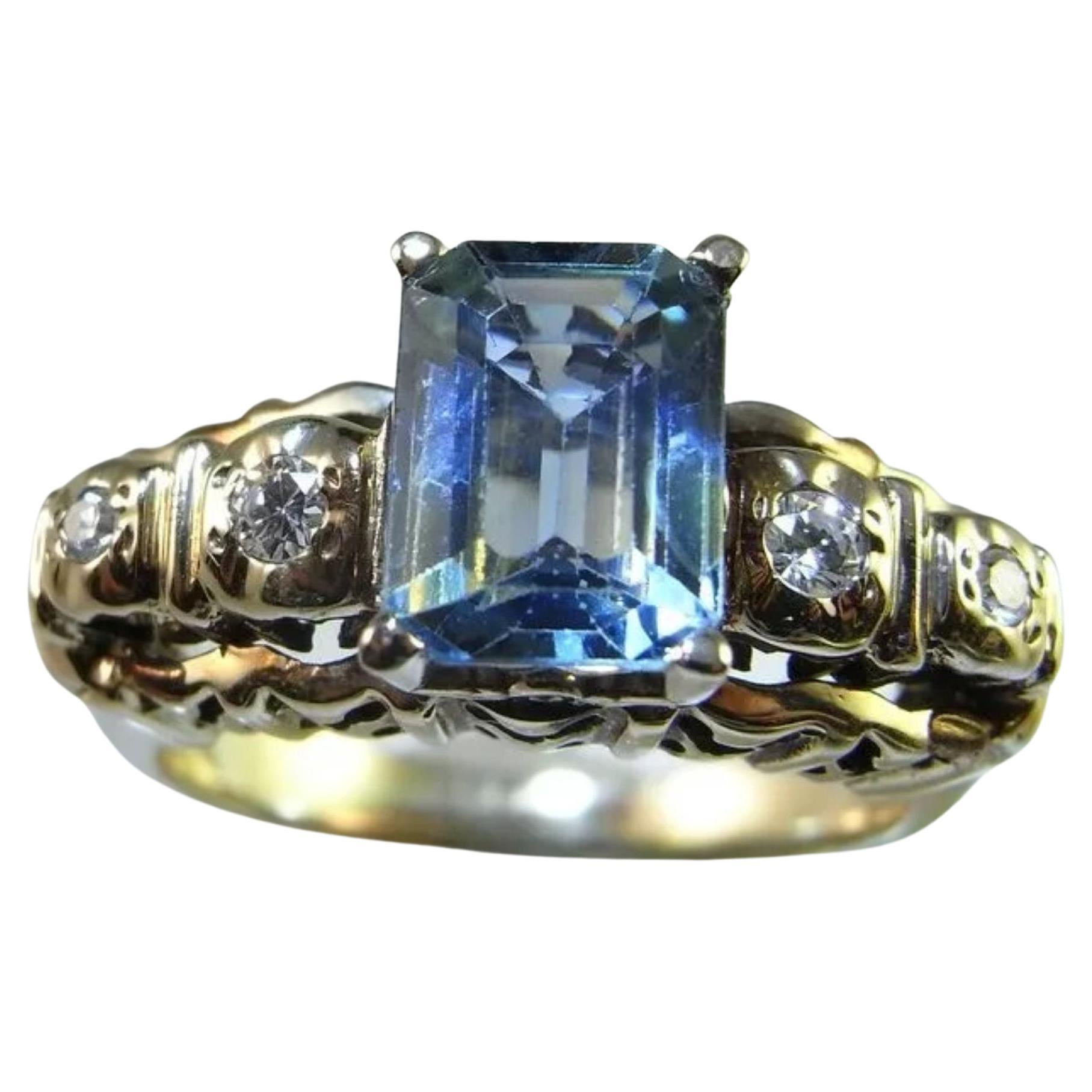 2 Carat Oval White and Rose Gold Diamond Engagement Ring For Sale at