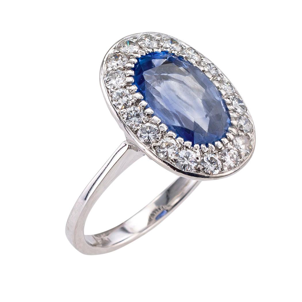 GIA report certified unheated Ceylon sapphire diamond and white gold ring circa 1950.   Love it because it caught your eye, and we are here to connect you with beautiful and affordable jewelry.  It is time to claim a reward for Yourself!  Simple and