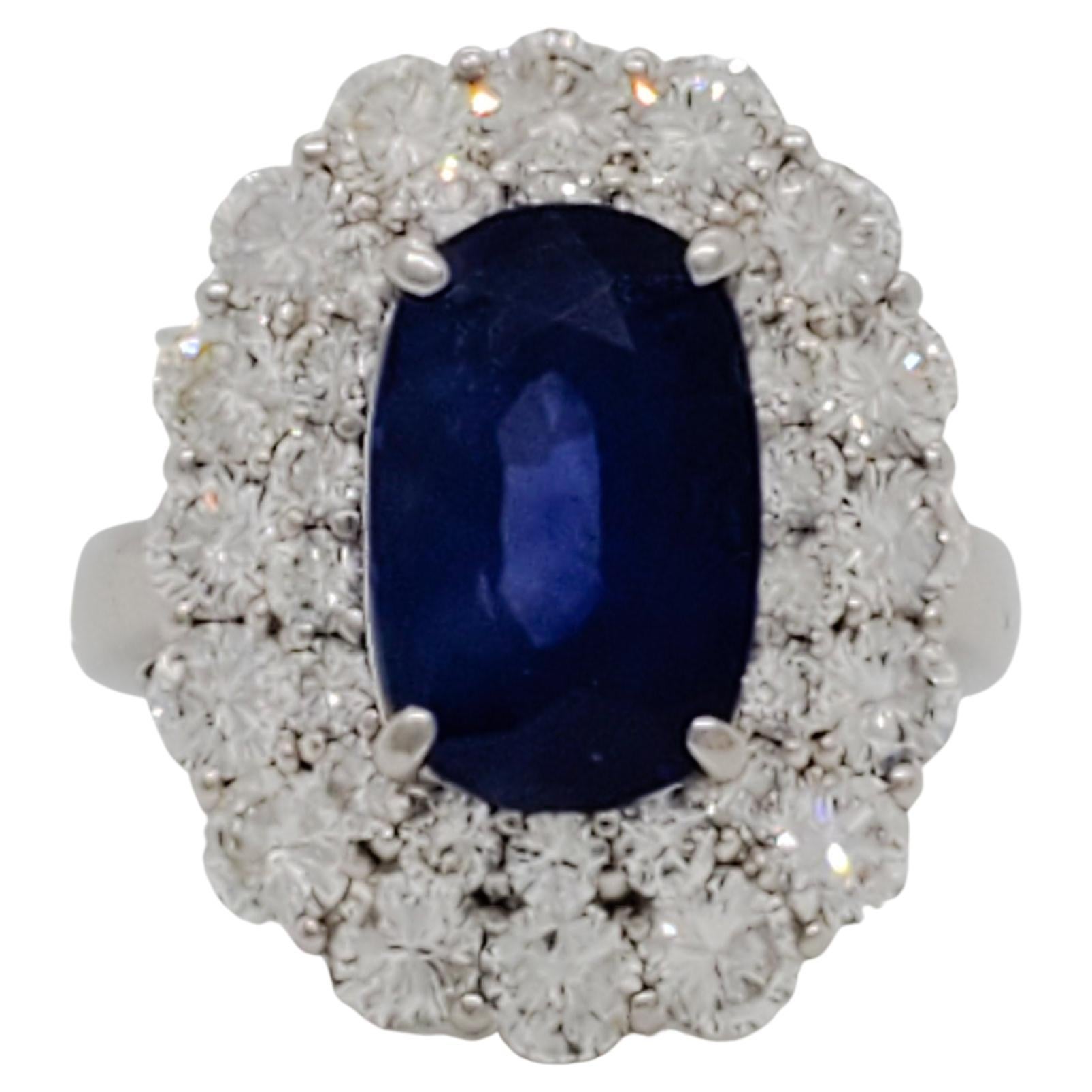 Saphirs Bleus Naturels Du Sri Lanka - Coupe Ovale 7x6mm - 2,15 Carats - Traités Thermiquement
