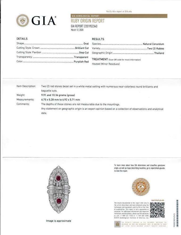 GIA 12,20 Karat Rubin & Diamant Verschluss auf 3 Strängen Tahiti-Perlenkette im Zustand „Neu“ im Angebot in Charleston, SC