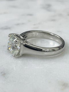 GIA Tiffany & Co. Lucida 2.25 Carat G-VS1 Platinum Diamond Ring