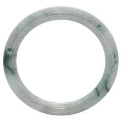 Brazalete de jadeíta y onfacita de jade tipo A GIA
