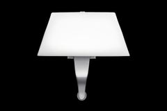 Gia Wall Sconce in the Manner of Streamline Moderne with Cast Aluminium Arm