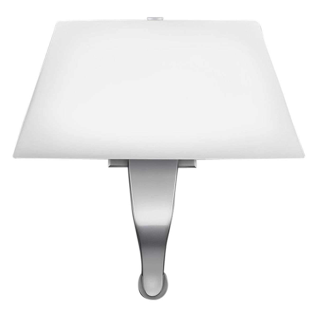 Gia Wall Sconce in the Manner of Streamline Moderne with Cast Aluminium Arm For Sale