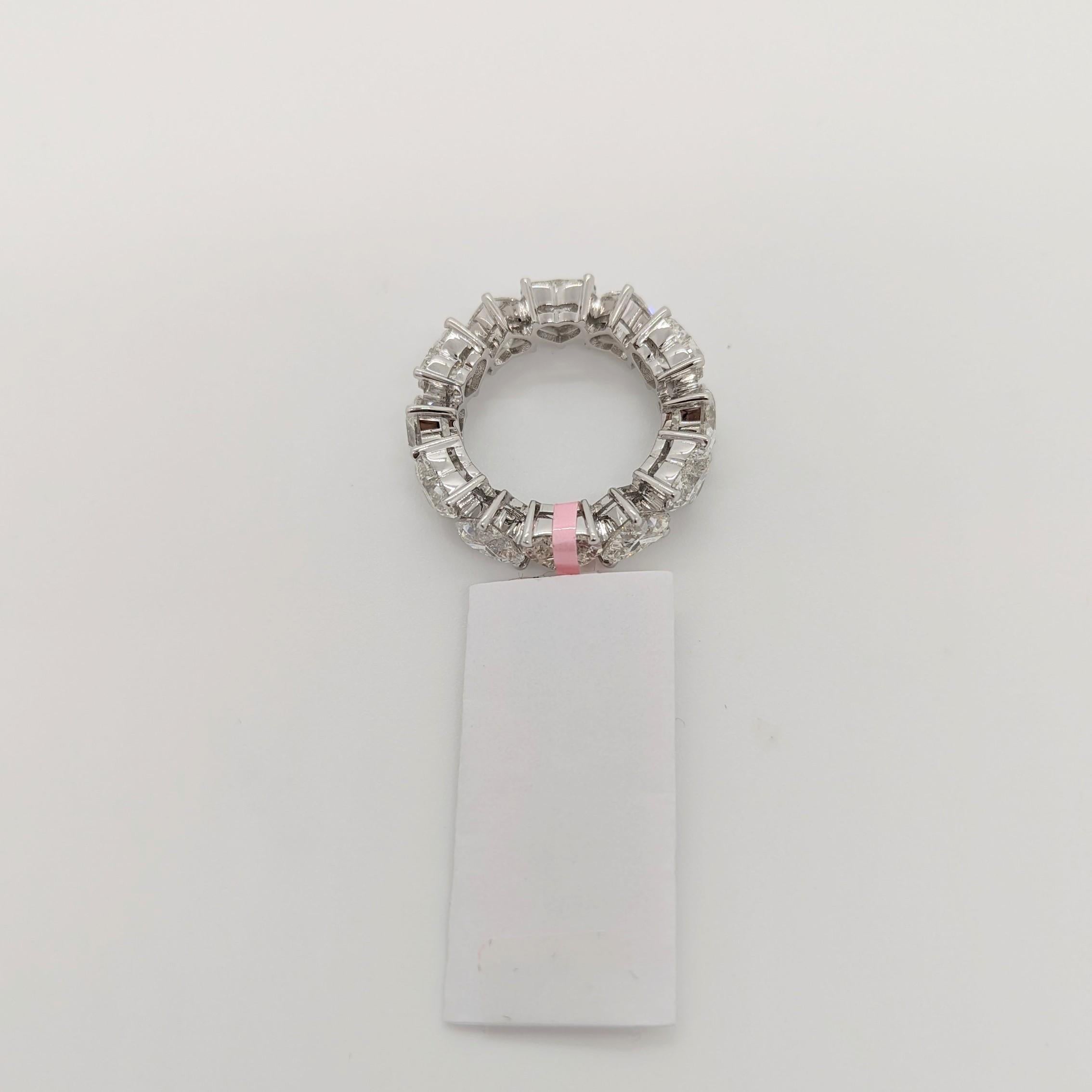 heart shaped eternity band