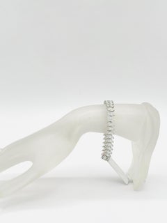 GIA White Diamond Marquise 0.50 ct. Each Tennis Bracelet in 18K White Gold