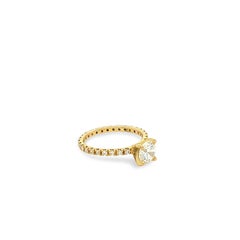 GIA Yellow Gold Diamond Solitaire Ring 0.80ct