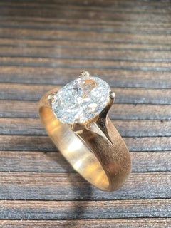 GIA Zertifizierter 1.50 Carat Diamant Verlobungsring