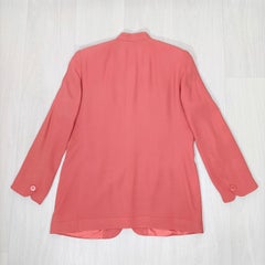 Vintage pink Armani jacket with matching vintage 1990s top