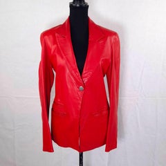 Vintage Claude Montana leather jacket from the 1990s