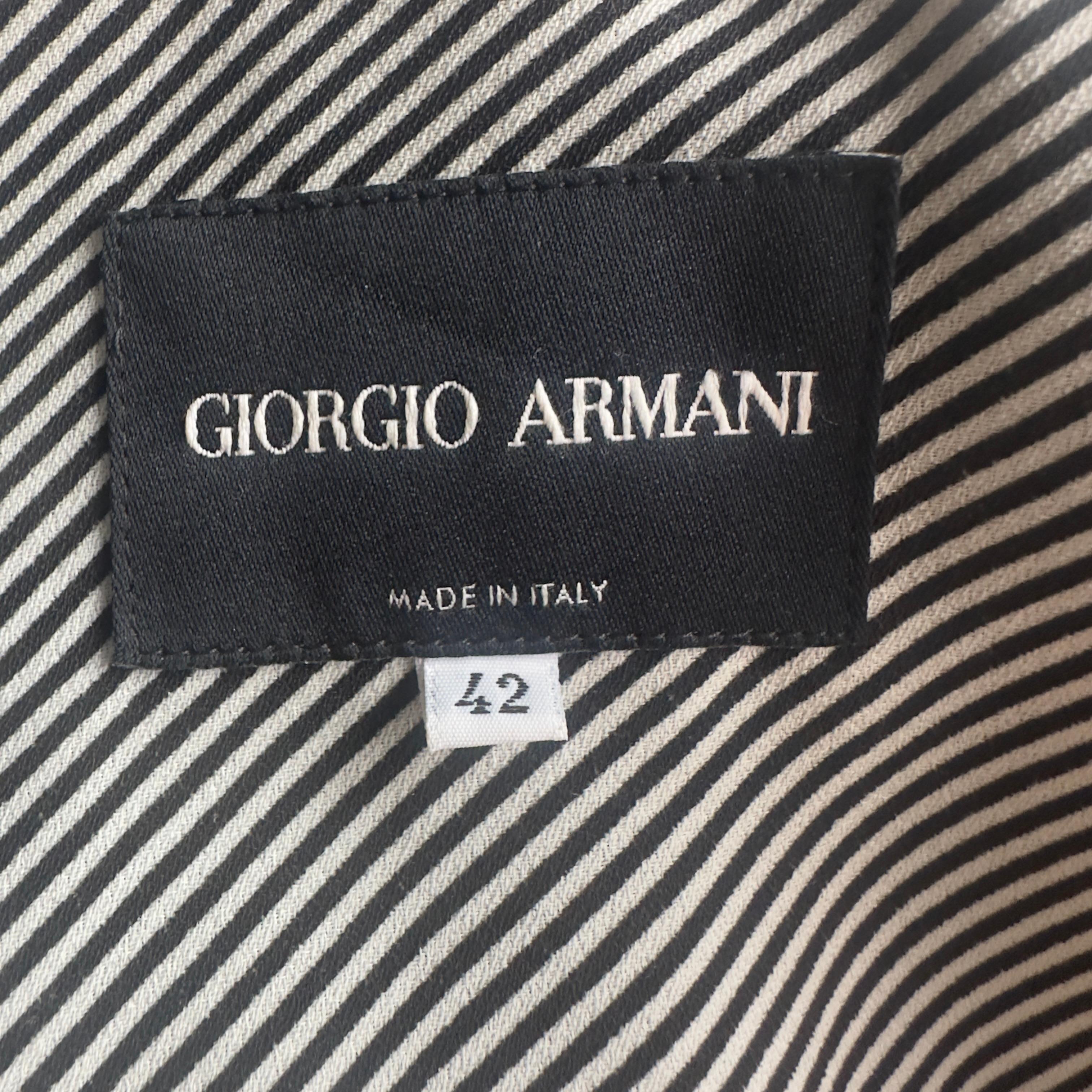 Giorgio Armani silk jacket For Sale 8