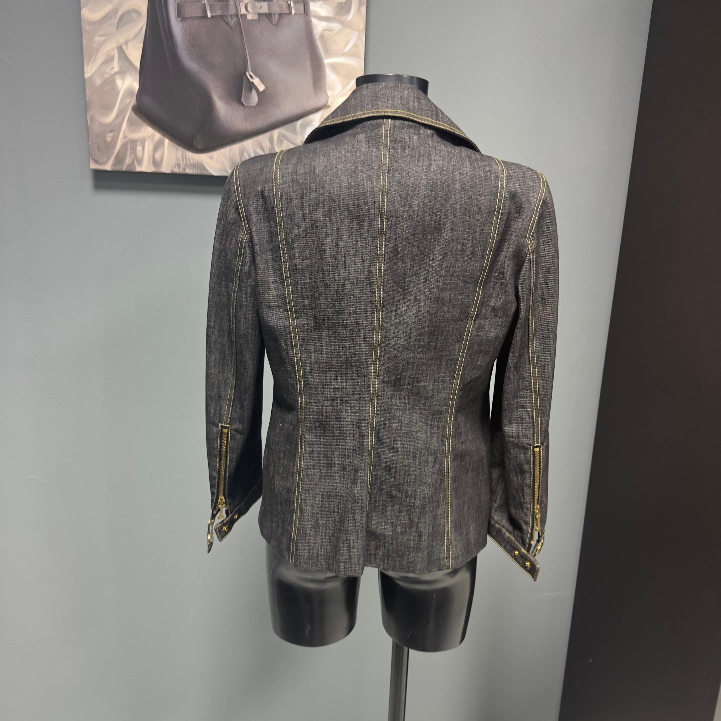 Black Iceberg 2003 denim jacket For Sale