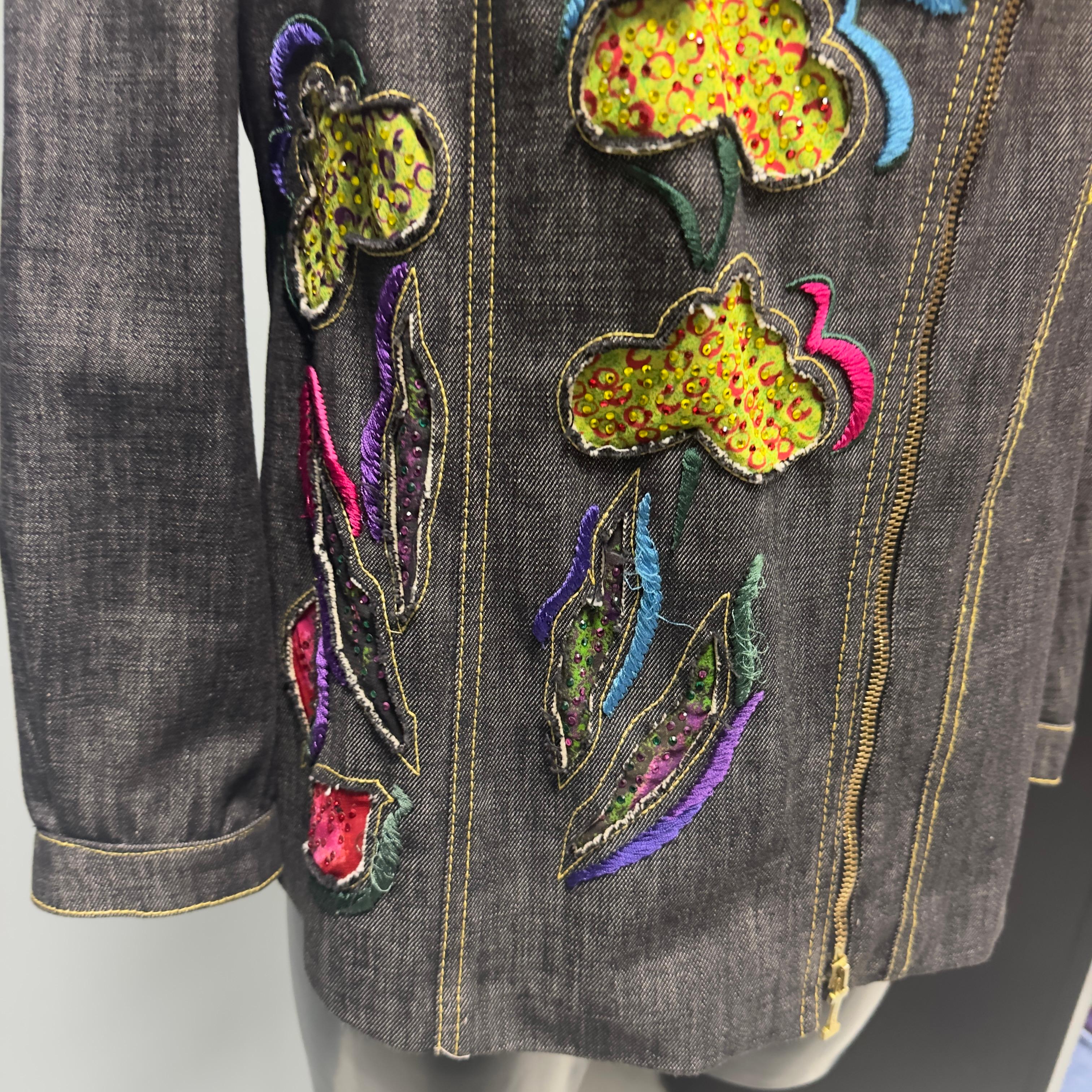 Iceberg 2003 denim jacket In Excellent Condition For Sale In Basaluzzo, IT