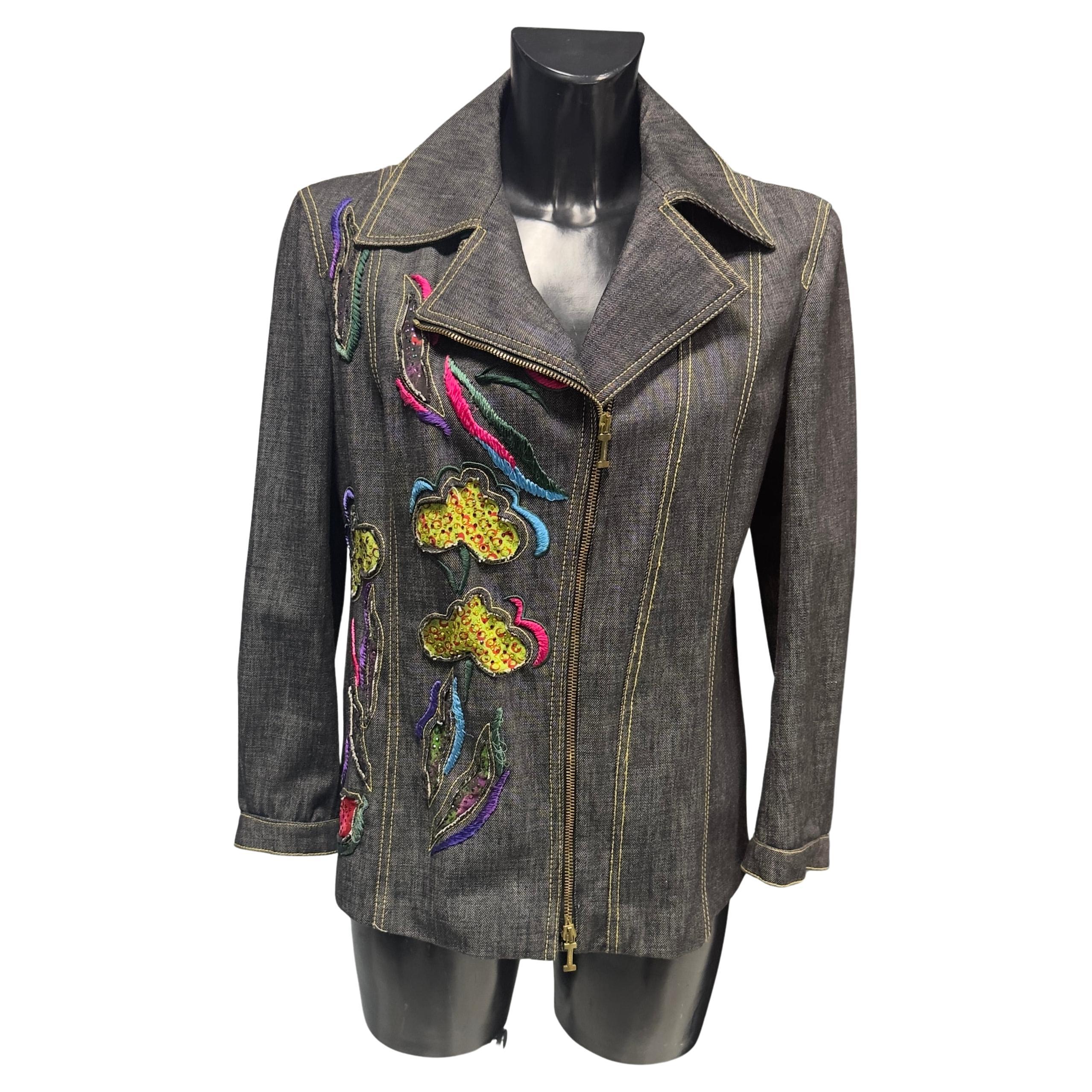 Iceberg 2003 denim jacket For Sale