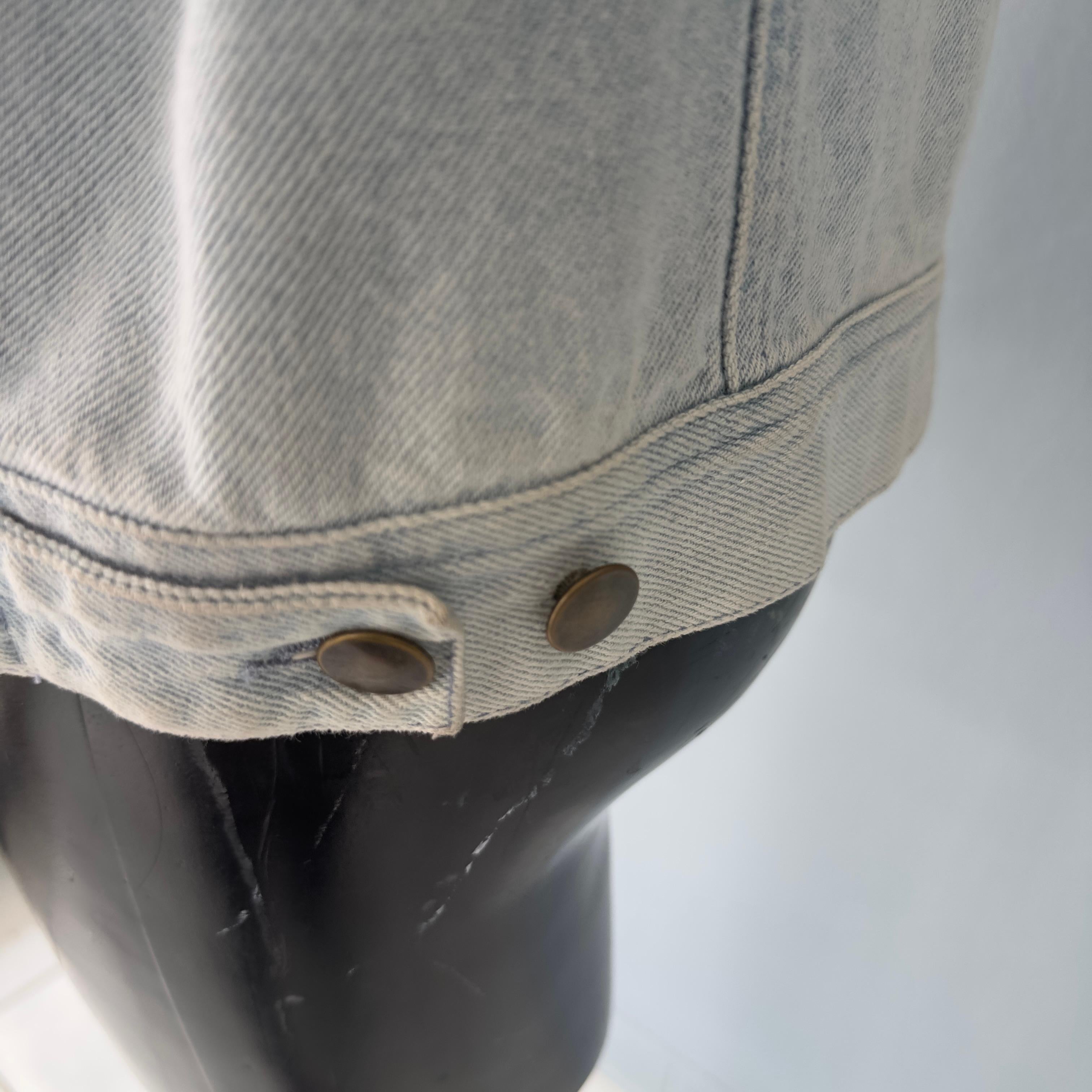Les Copains Veste en jean des années 1980 en vente 7