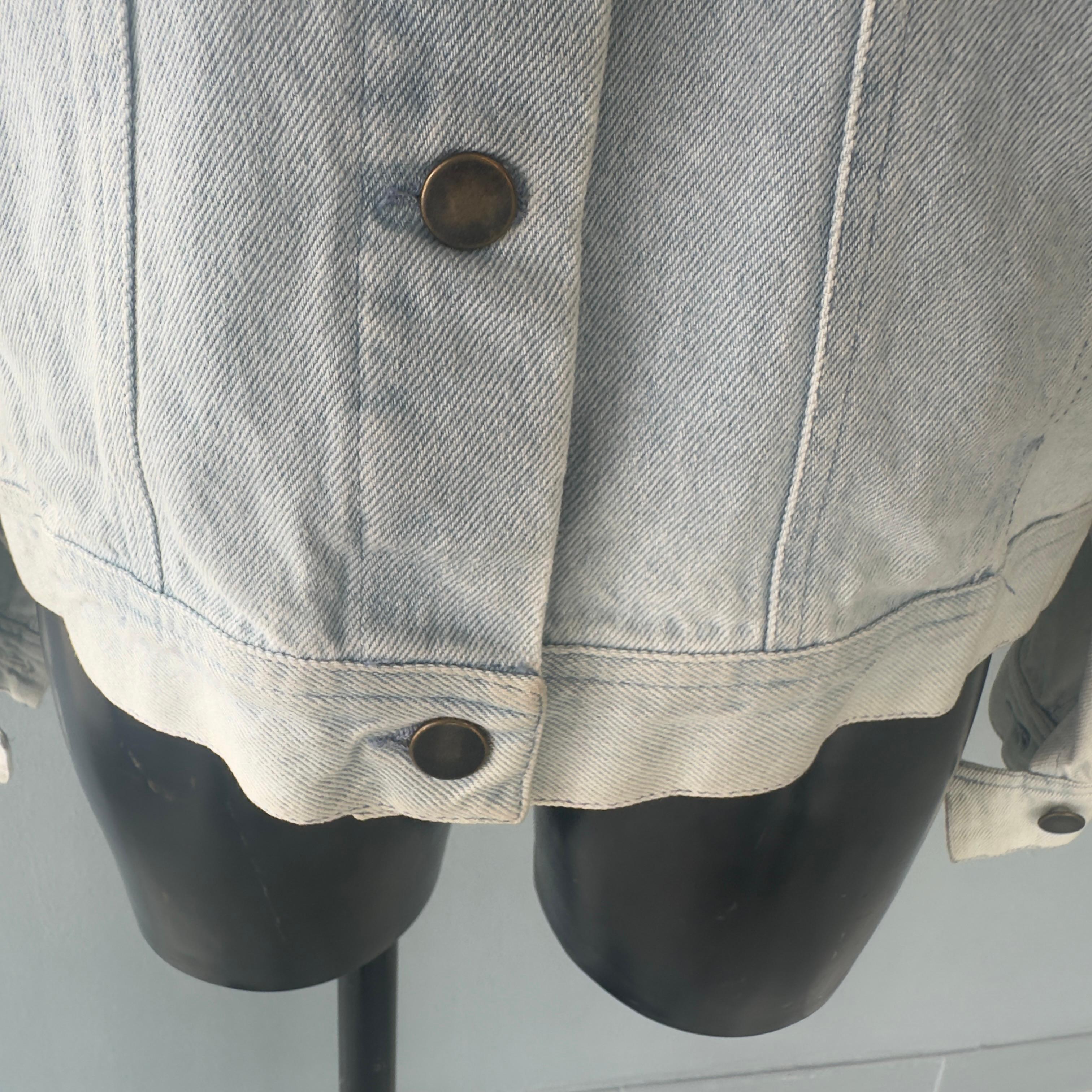 Les Copains Veste en jean des années 1980 en vente 2