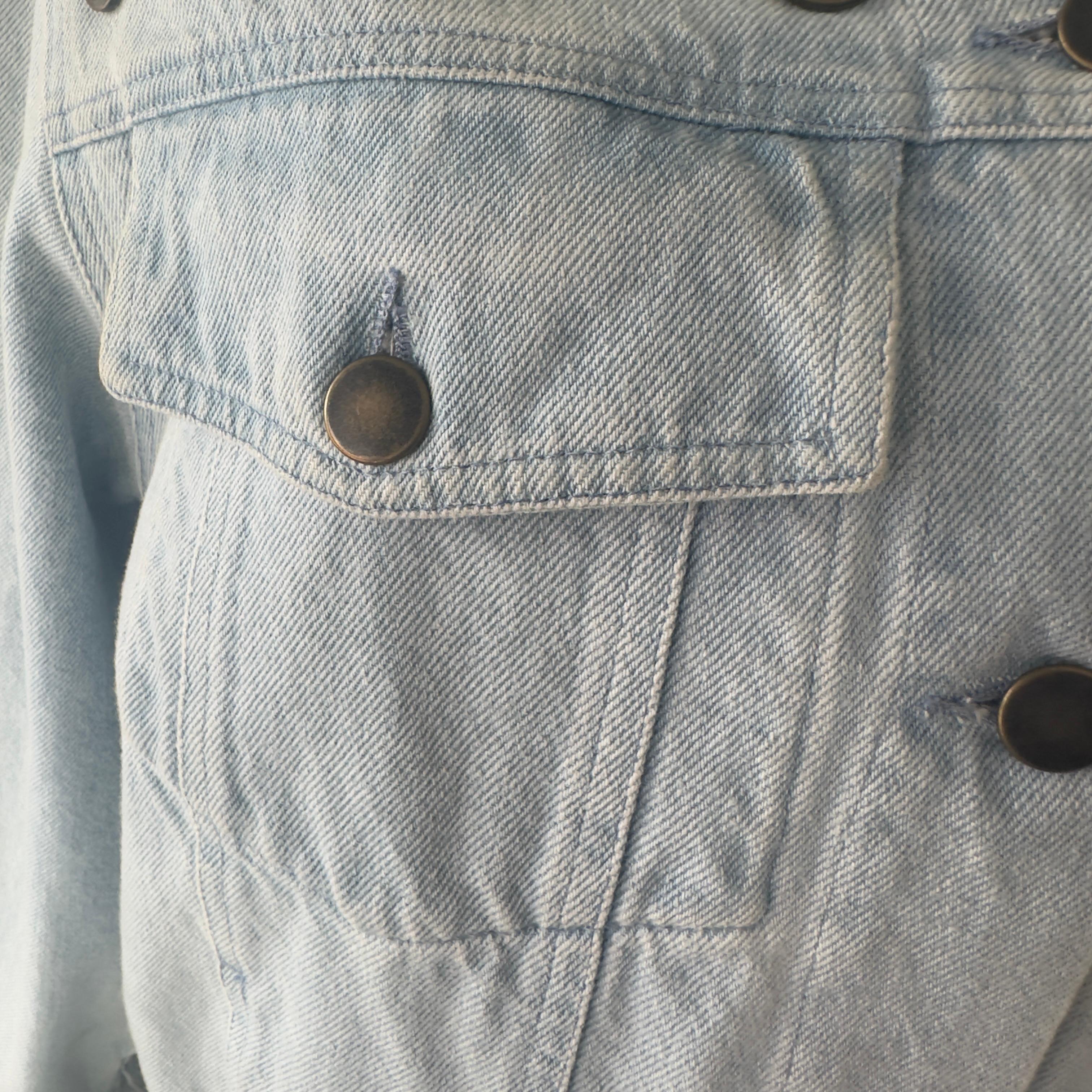 Les Copains Veste en jean des années 1980 en vente 4