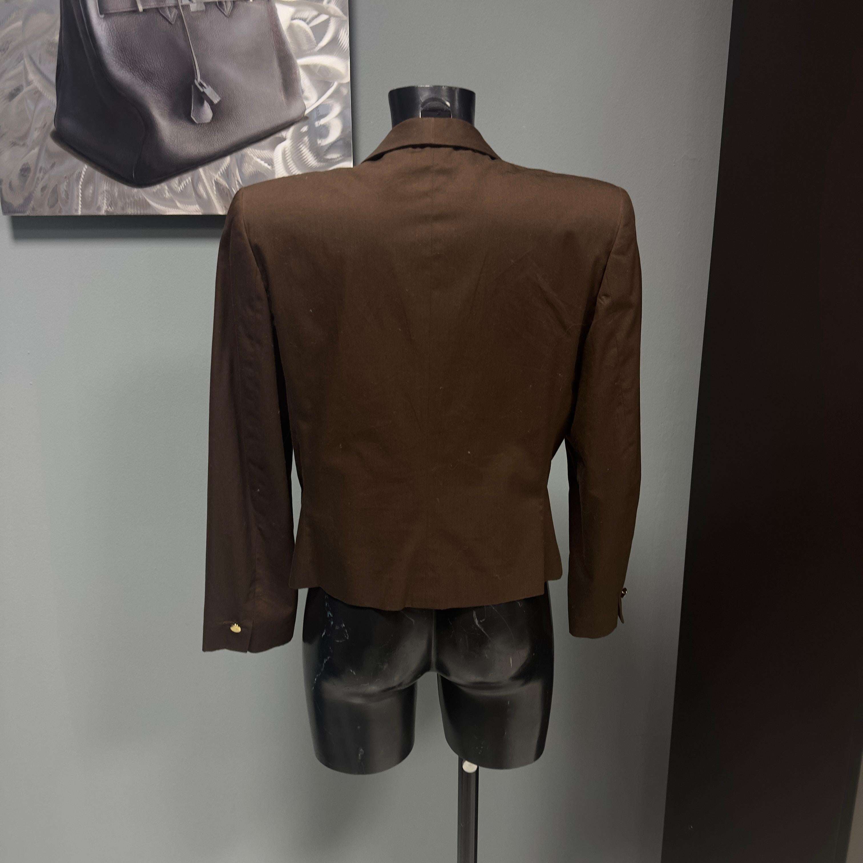 Black Les Copains vintage jacket in very goodCondition For Sale